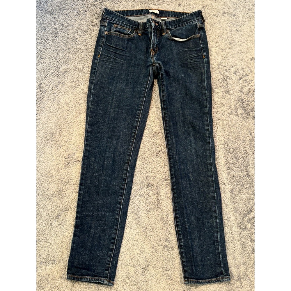 J. Crew Jeans Womens 25 Blue Vintage Slim Straight Dark Wash Stretch Denim Y2K